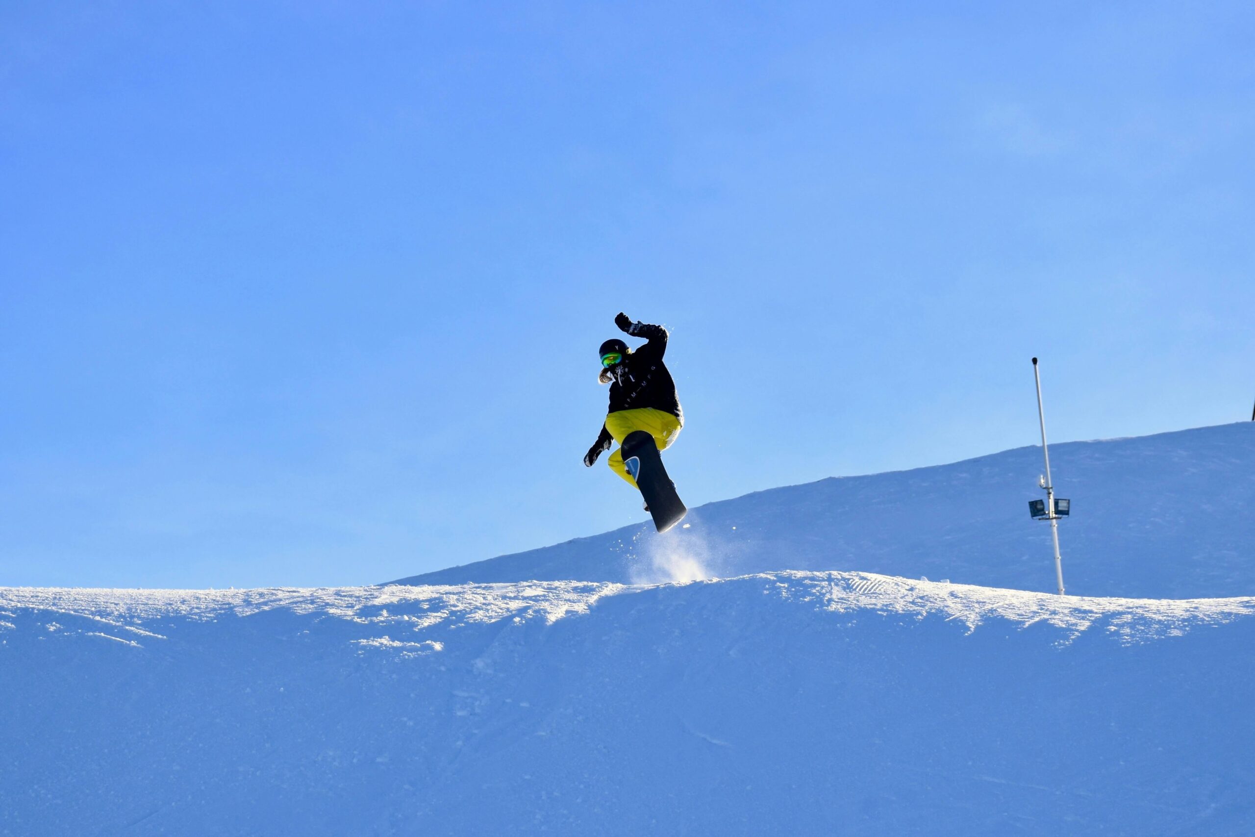 Snow Boarding at Coronet Peak